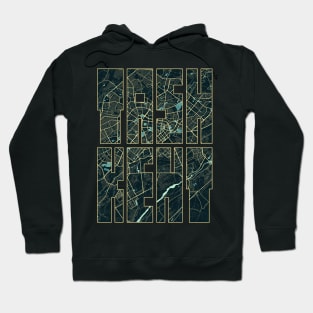 Tashkent, Uzbekistan City Map Typography - Summer Hoodie